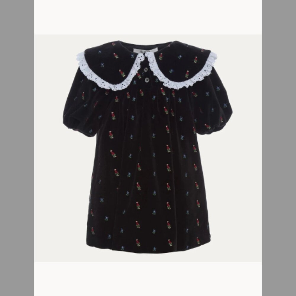 Sea NWT Girl's Michelle Floral Embroidered Dress, (Orig.$195) w/tax (Size 12)